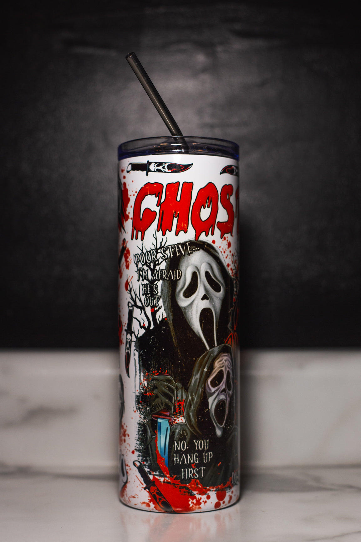 Ghostface Tumbler, 20oz