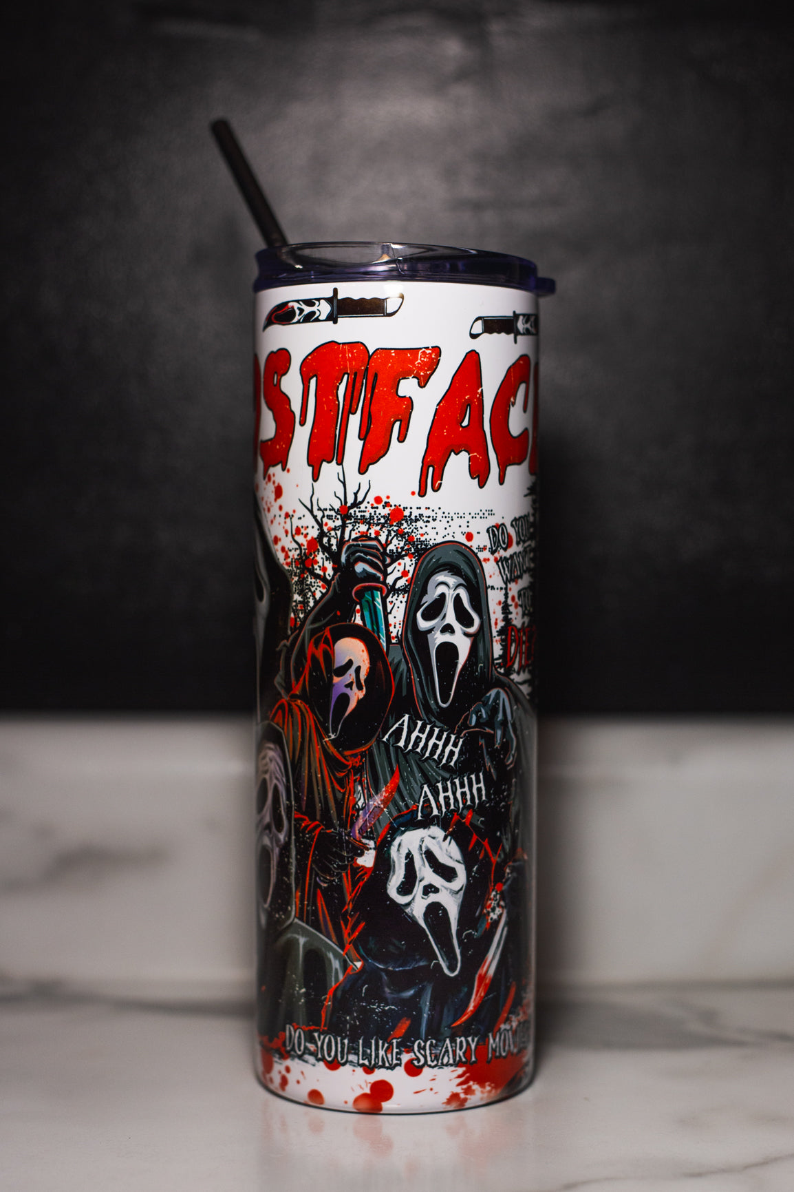 Ghostface Tumbler, 20oz