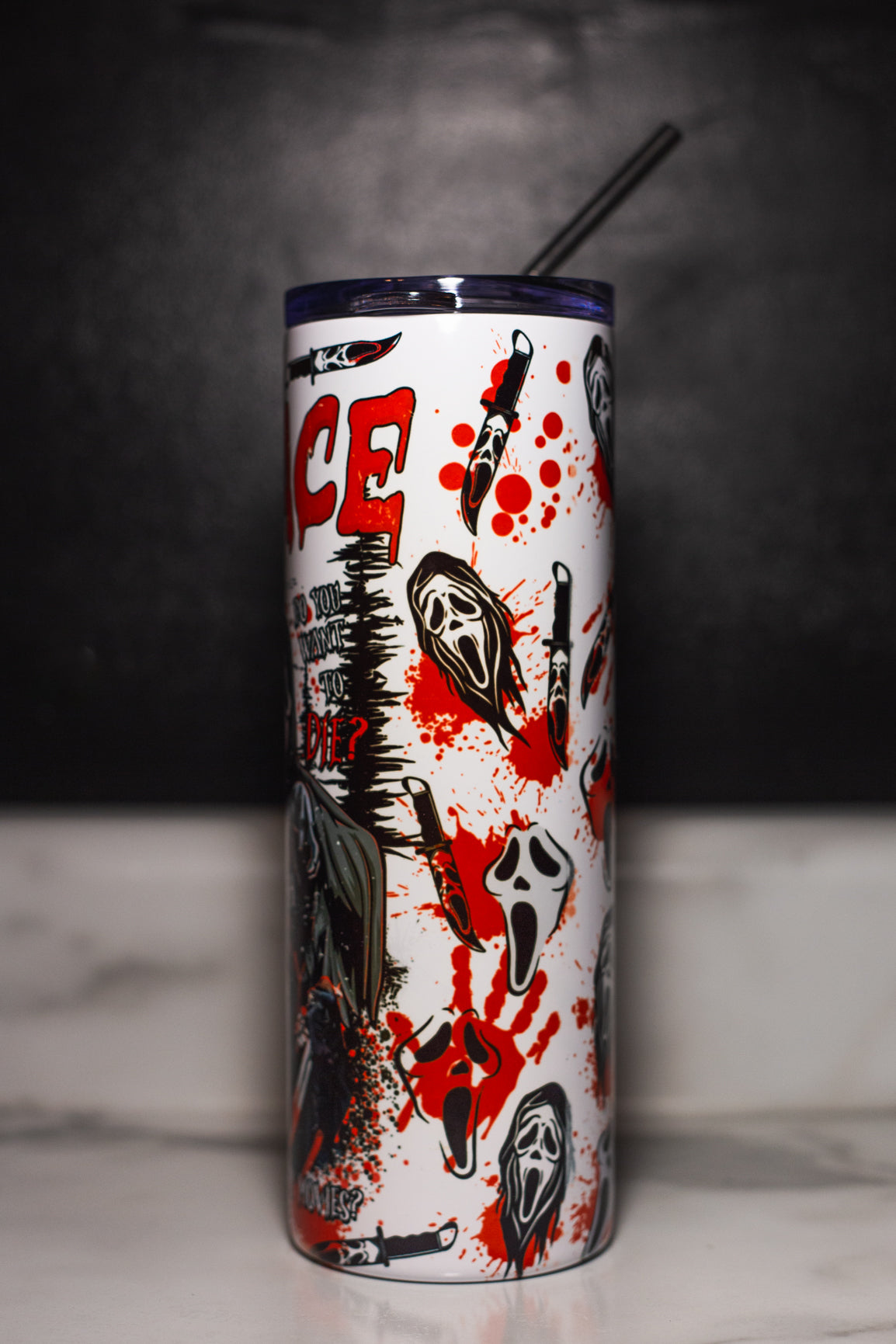 Ghostface Tumbler, 20oz