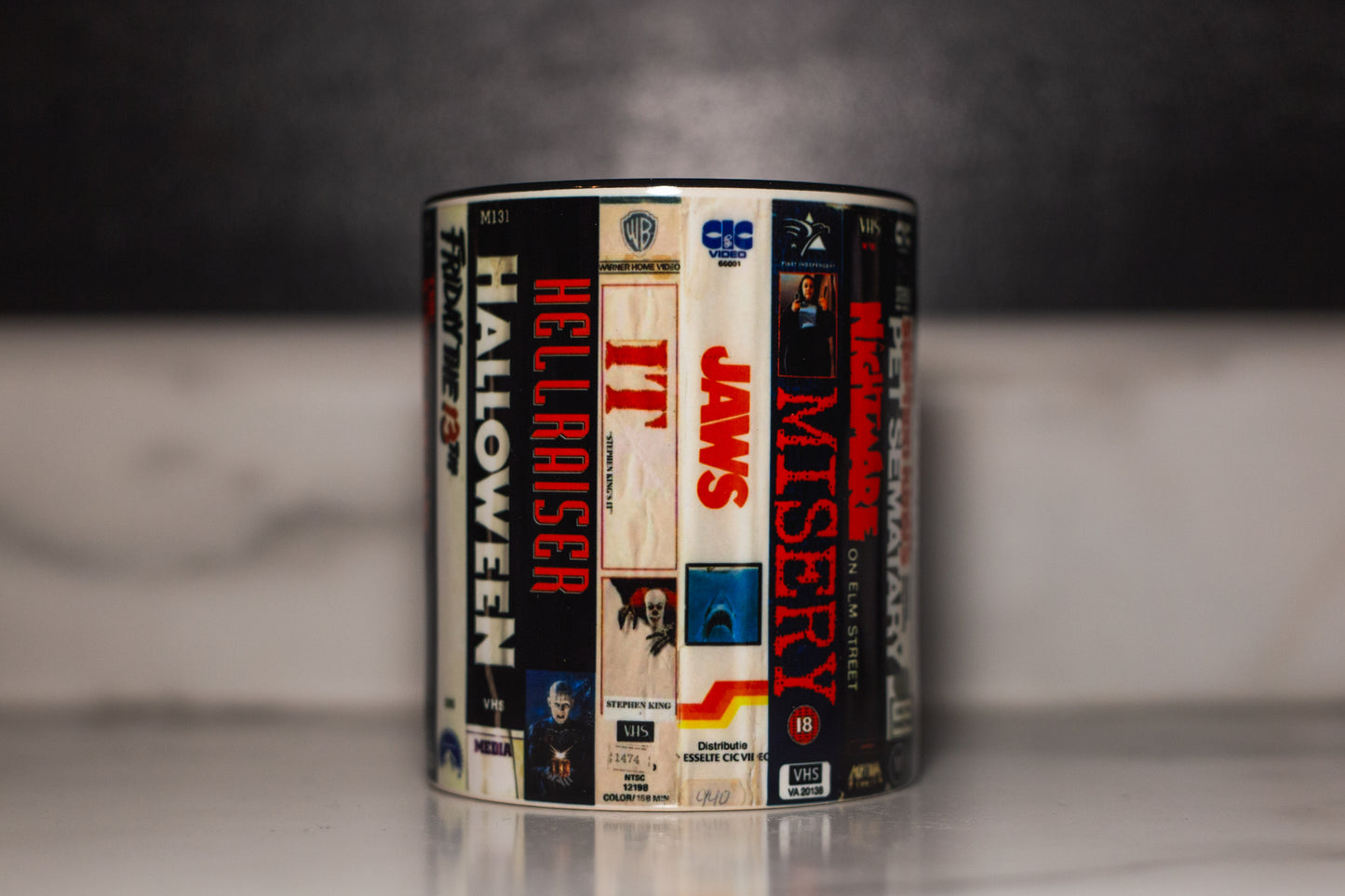 Horror VHS Sleeve Mug, 11oz