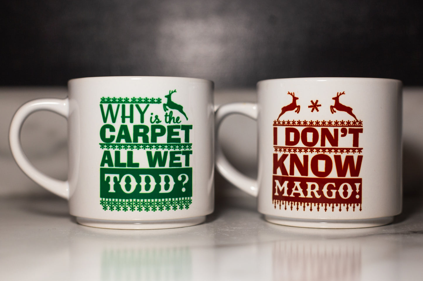 Christmas Vacation mugs, set of 2 mugs, 10oz