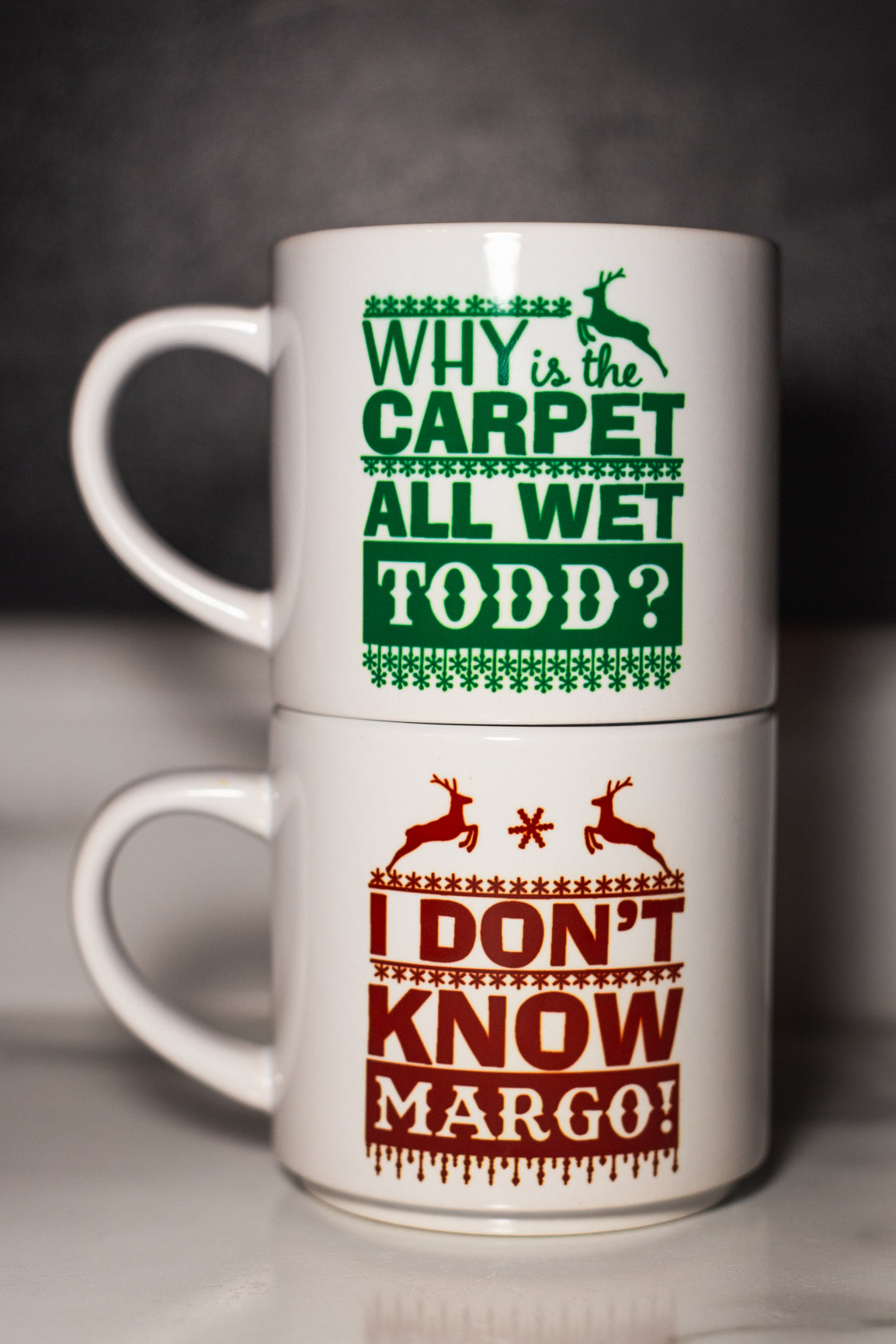 Christmas Vacation mugs, set of 2 mugs, 10oz