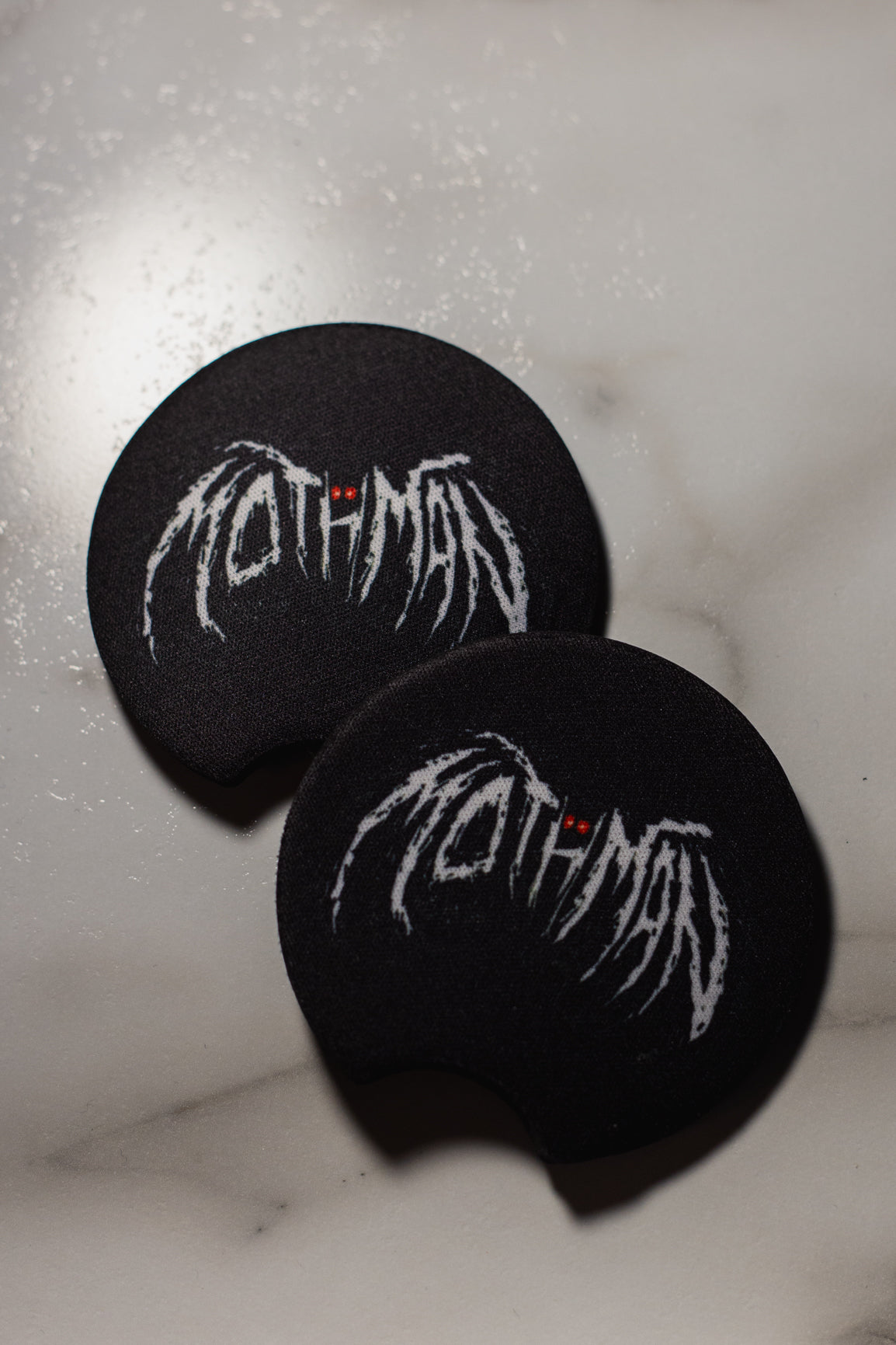 Mothman Car Coasters, set of 2
