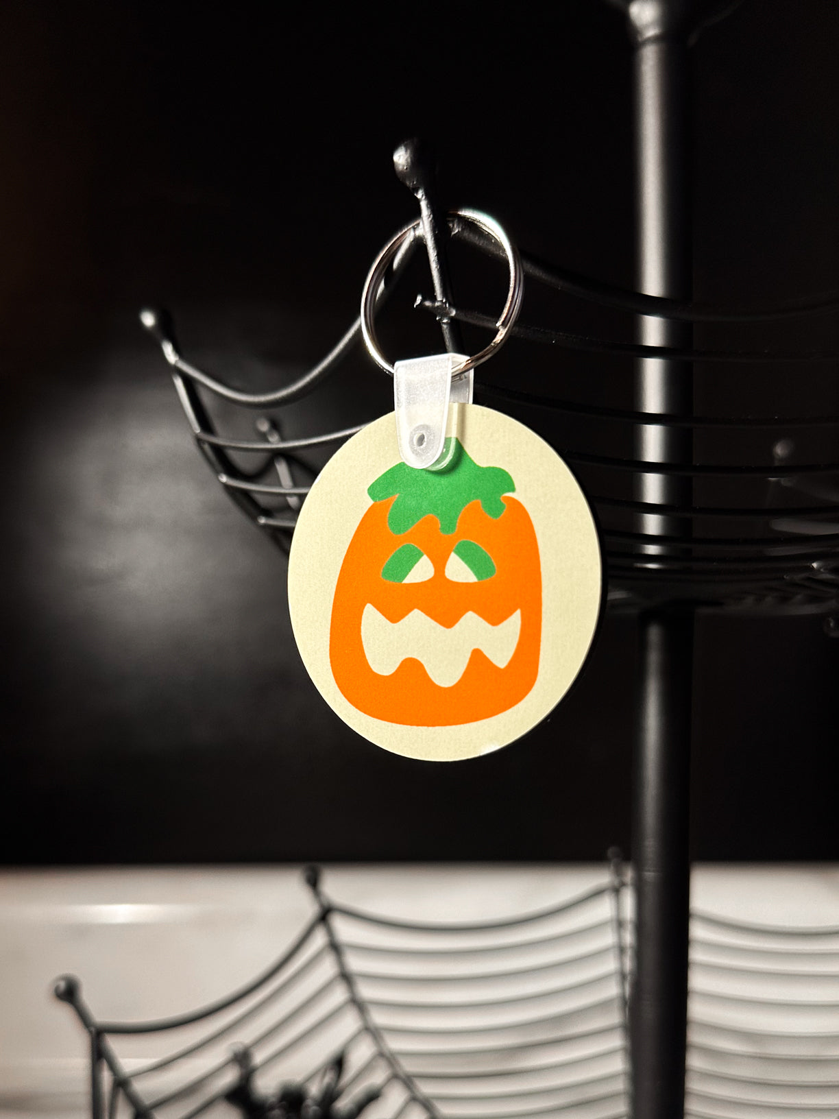 Pumpkin Sugar Cookie Keychain