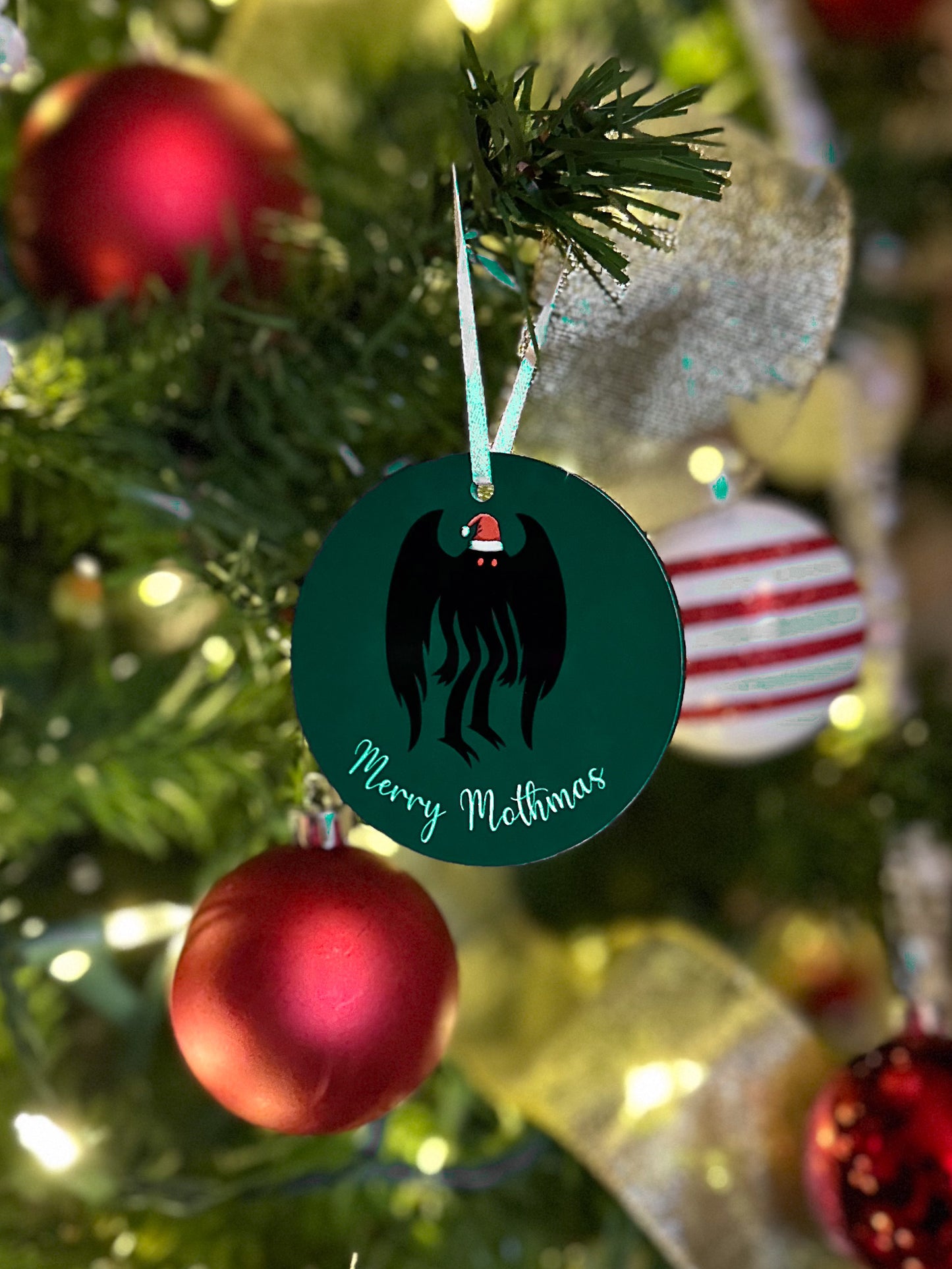 "Merry Mothmas" Ornament