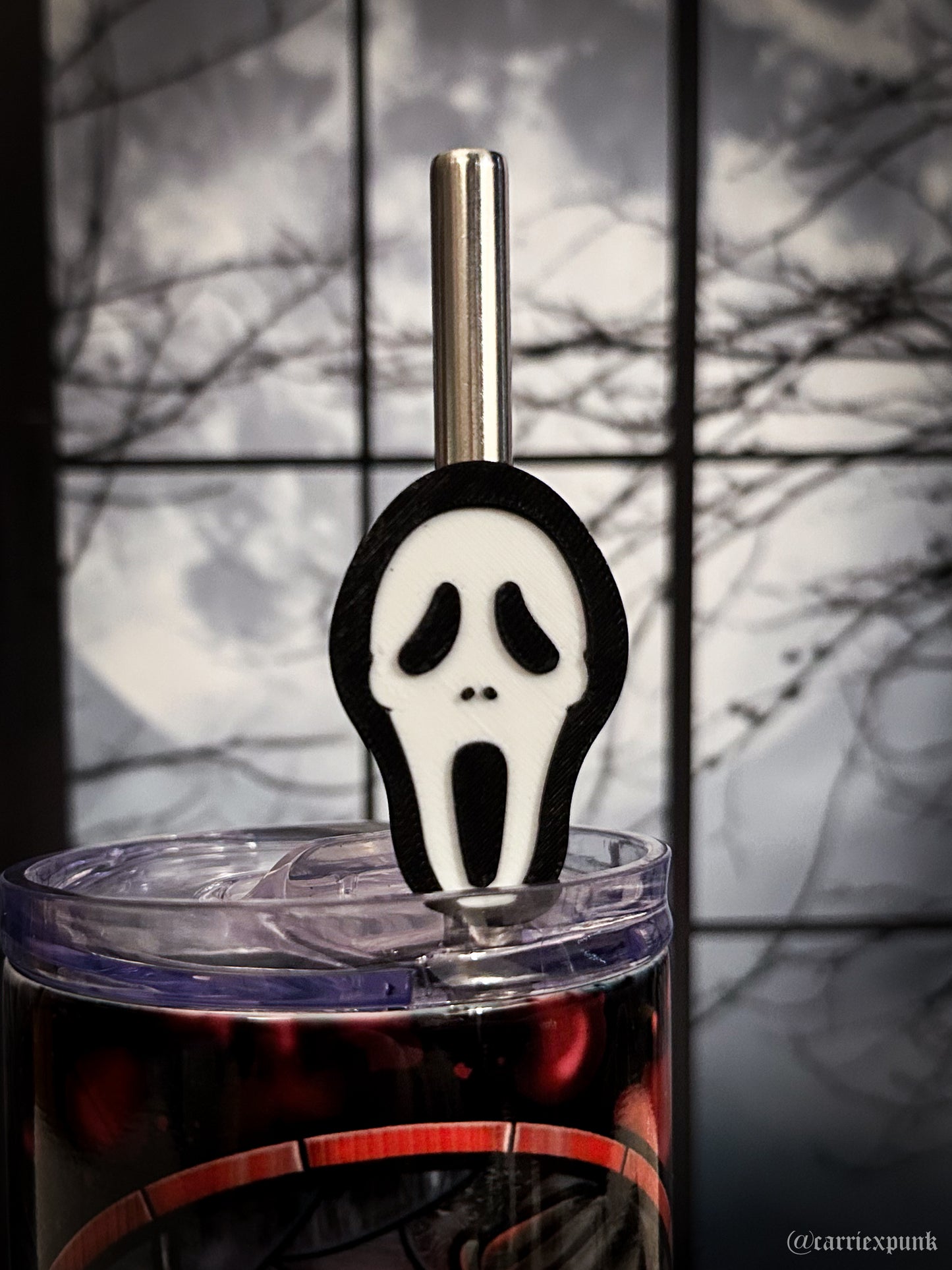 Ghost Straw Topper