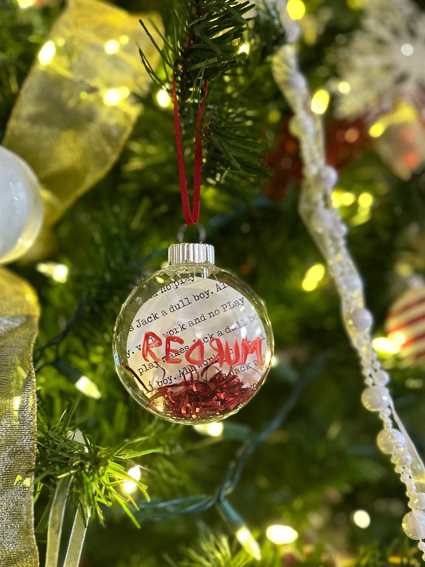Redrum Typewriter Ornament