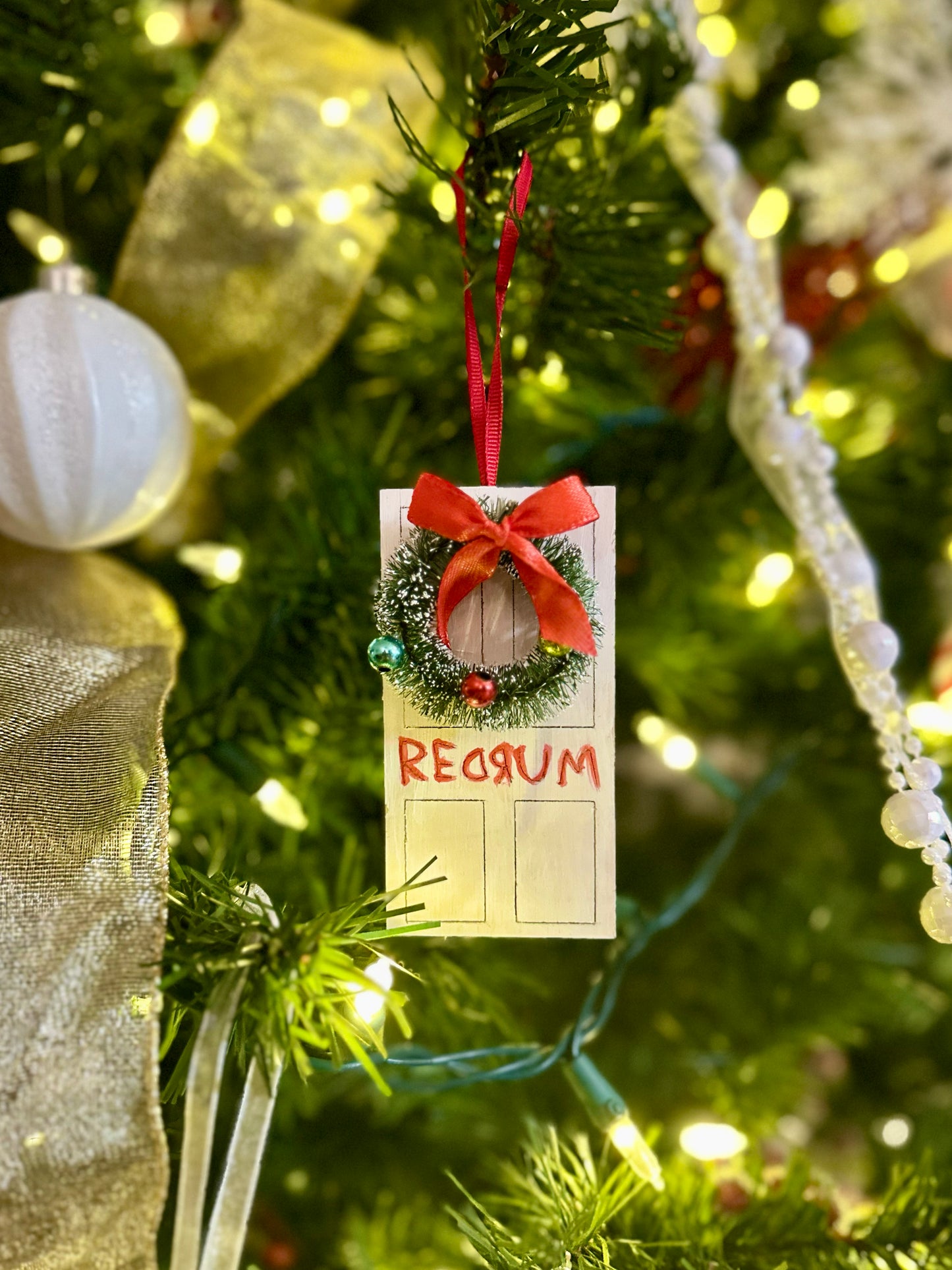 Redrum Door Ornament