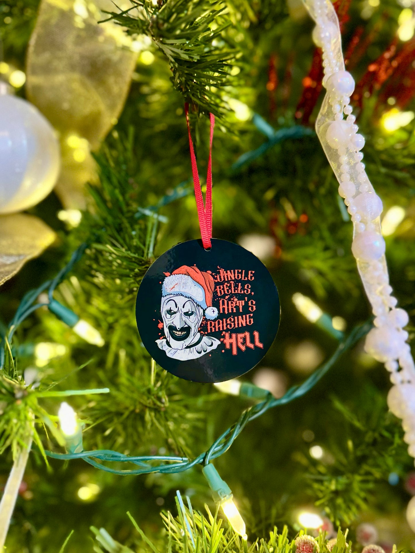"Art's Raising Hell" Ornament