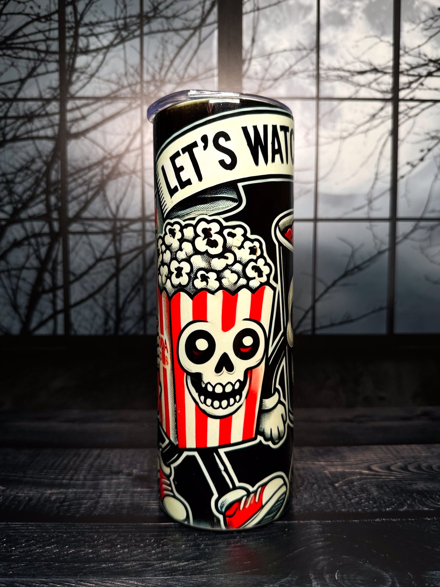 Let's Watch Horror Movies Tumbler, 20oz