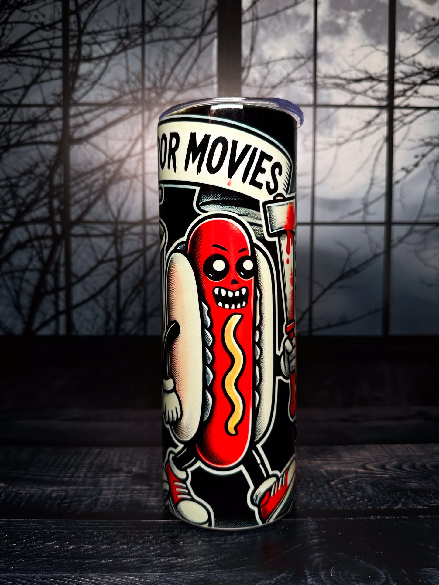 Let's Watch Horror Movies Tumbler, 20oz