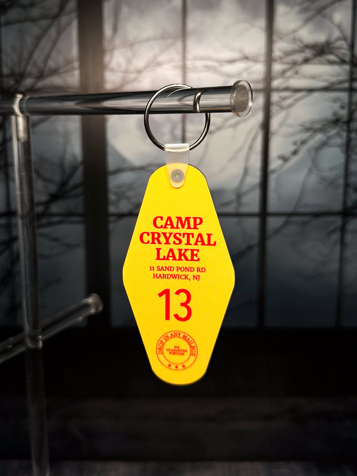 Camp Crystal Lake Motel Keychain