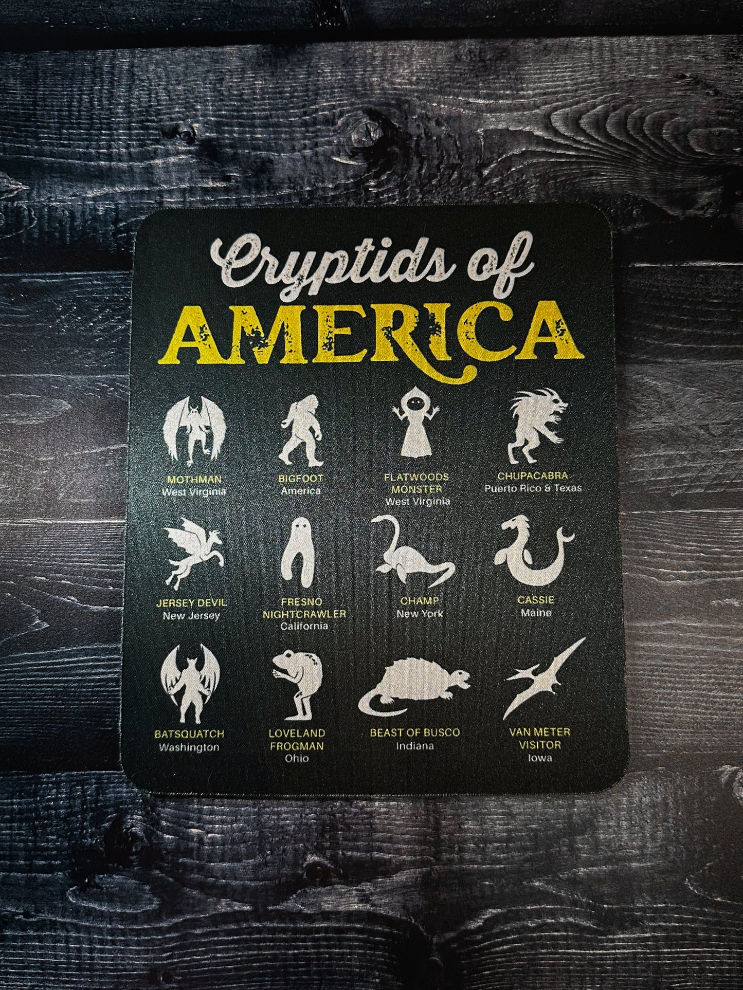 Cryptids of America Mousepad