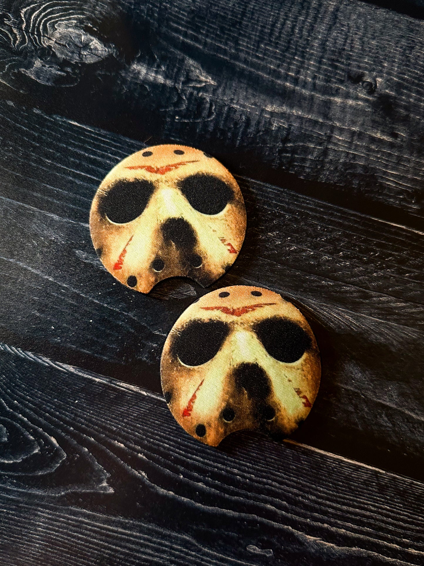Jason Voorhees Car Coasters, set of 2