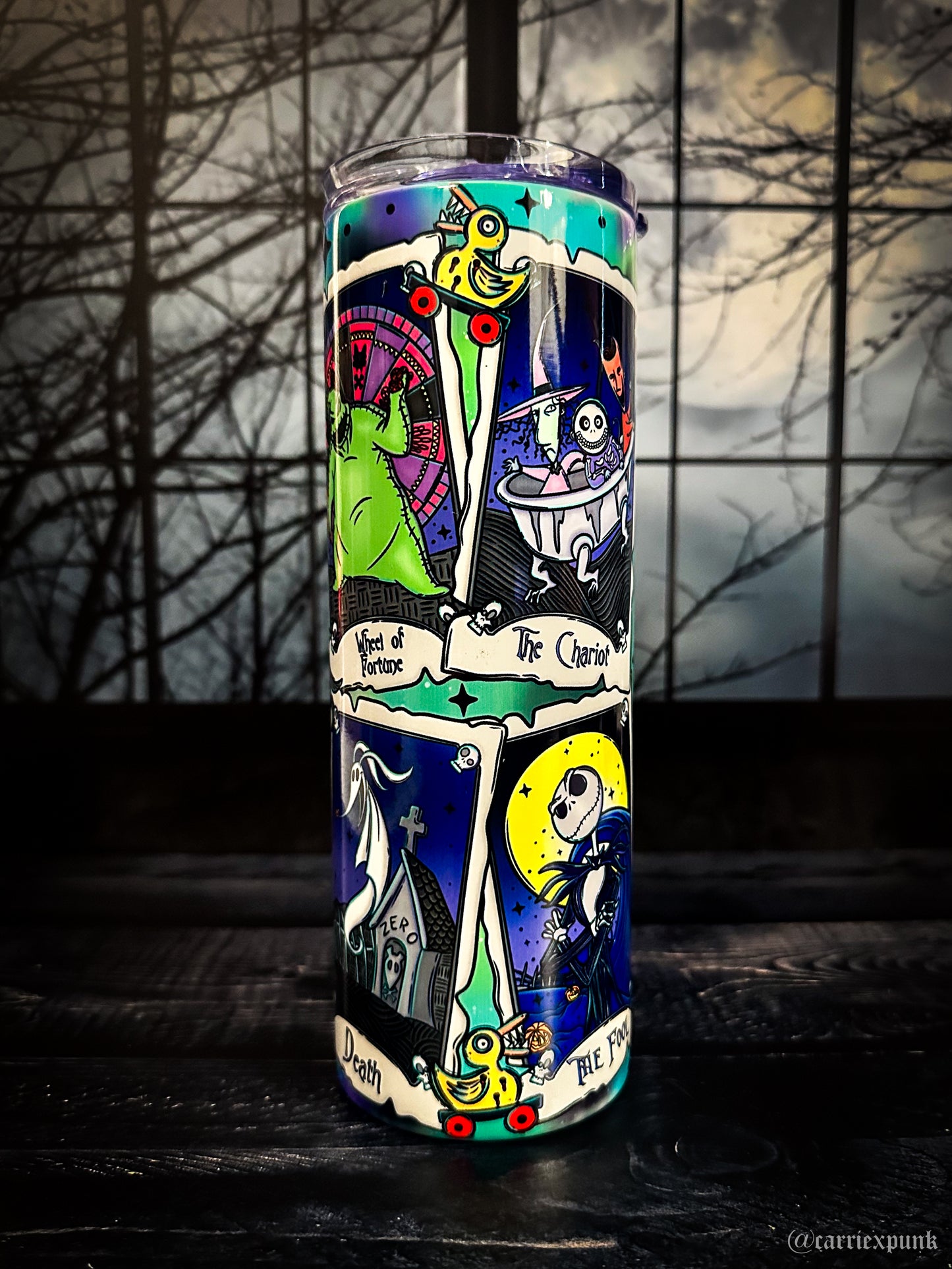 Nightmare Tarot Tumbler, 20oz