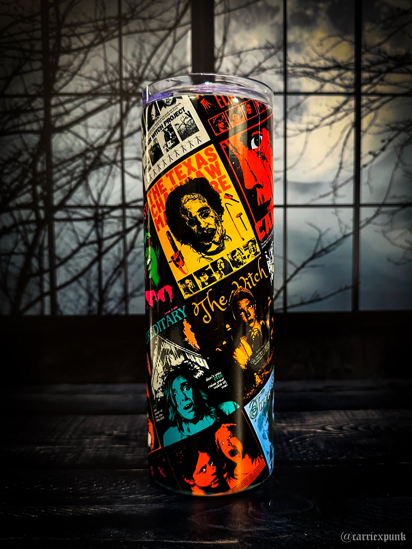 Pop Art Horror Posters Tumbler, 20oz