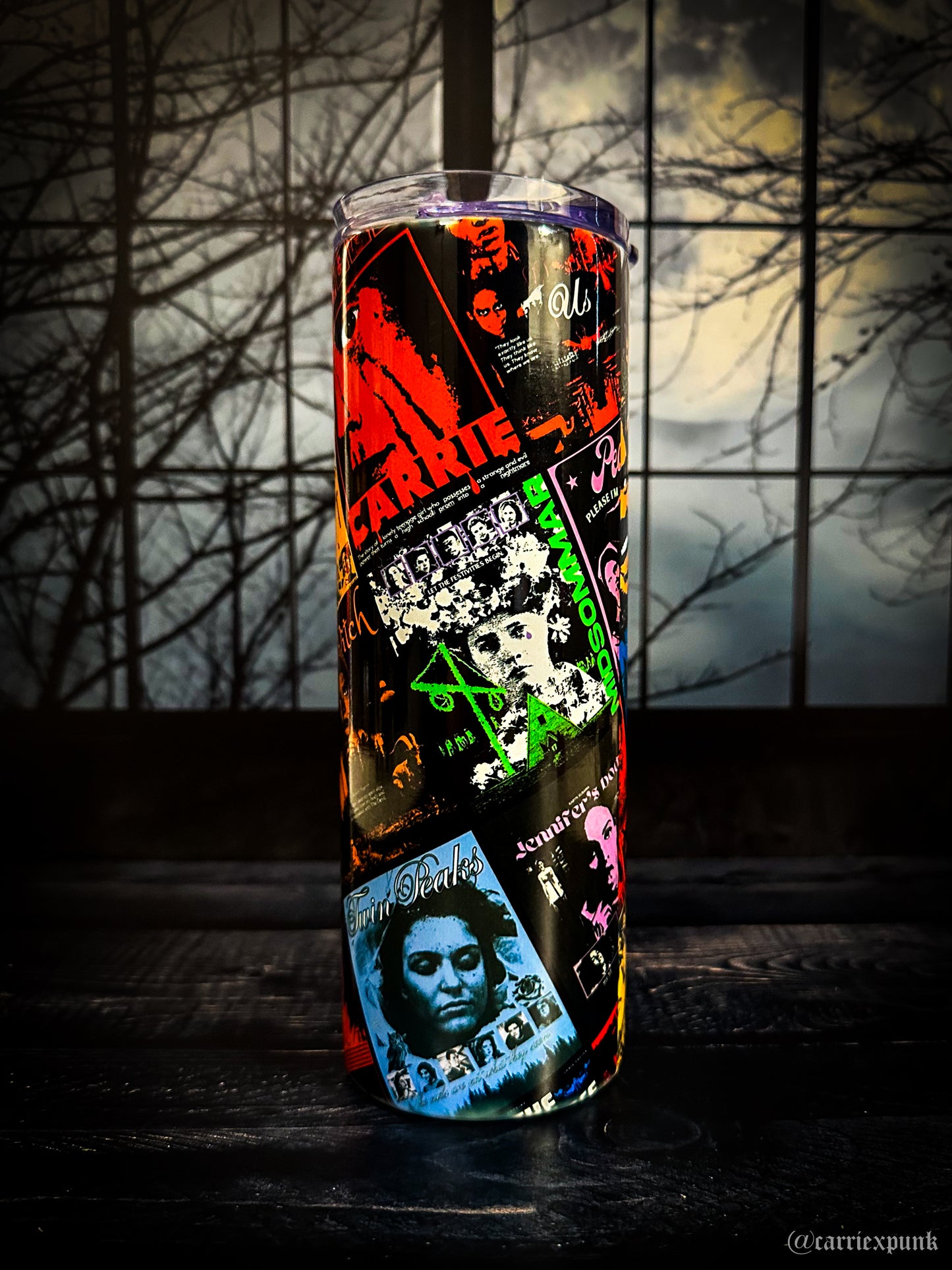 Pop Art Horror Posters Tumbler, 20oz