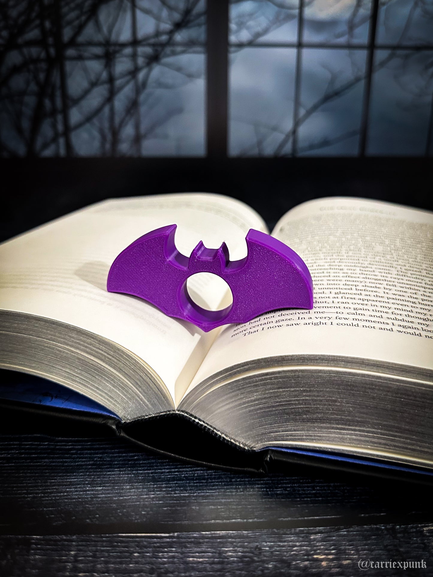 Bat Book Page Holder