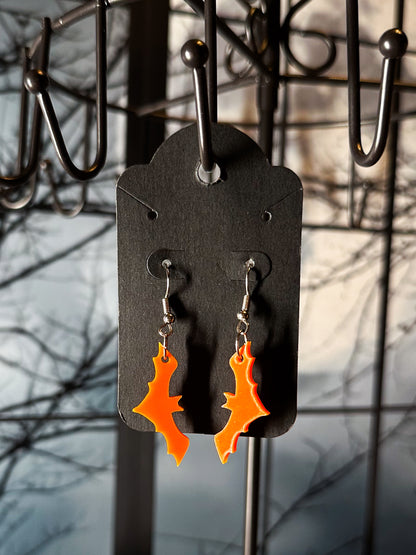 Bat Acrylic Earrings
